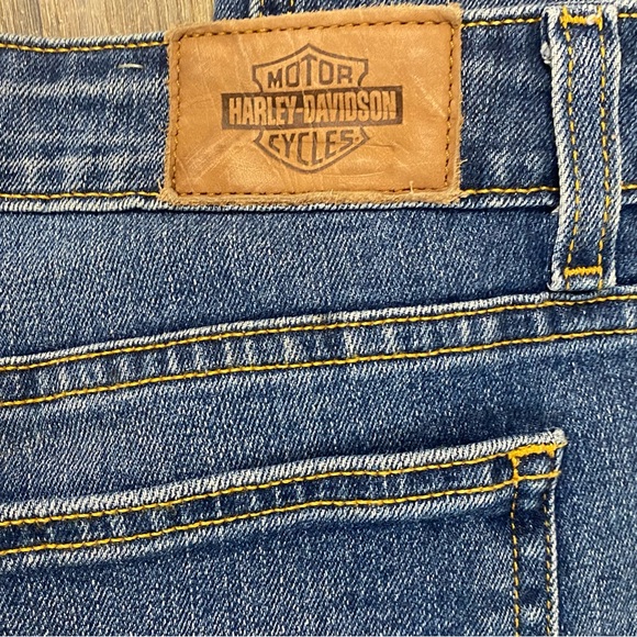 Harley-Davidson Curvy Boot‎ Cut Blue Jeans - Picture 8 of 16